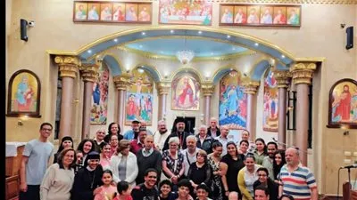 الأنبا إبراهيم إسحق يترأس صلاة ليلة الجمعة العظيمة من البصخة المقدسة بحدائق القبة