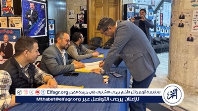 خالد البلشي نقيب الصحفيين يسجّل في كشوف الجمعية العمومية العادية