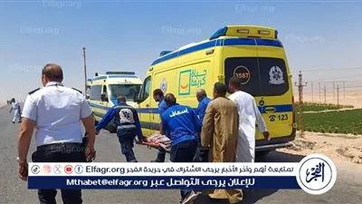 ربع نقل تودى بحياة 8 أشخاص وإصابة 25 آخرين بالمنيا 