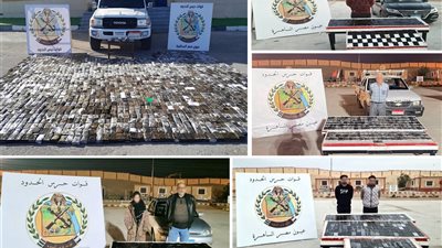 قوات حرس الحدود تكثف جهودها خلال الفترة الماضية على كافة الإتجاهات الإستراتيجية للدولة