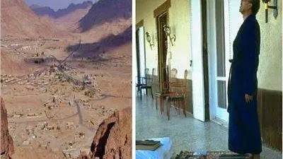 كيف احتفل الرئيس السادات بالانسحاب الإسرائيلي من سانت كاترين؟ فيديو