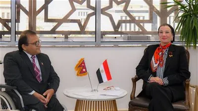 وزيرة البيئة تستقبل سفير النيبال لبحث سبل التعاون المشترك