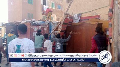 مدينة مرسي مطروح تشن حملات مكبرة علي سوق ومحلات المستعمل والخردة بالمنطقة الطبية