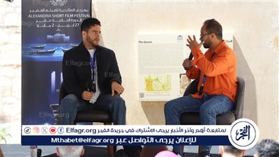 أحمد مالك من مهرجان الإسكندرية للفيلم القصير: التمثيل شغفي الأكبر وهي مهنة عظيمة