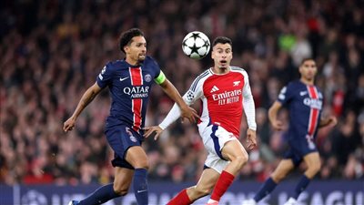 تشكيل باريس سان جيرمان الرسمي أمام أرسنال في دوري أبطال أوروبا 