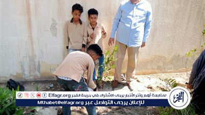 روتاري مرسي مطروح يواصل تجميل المدارس ضمن مبادرة 