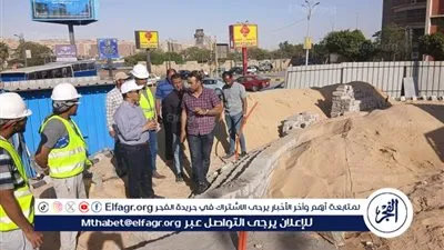 نائب محافظ المنيا يشيد بمعدلات الانجاز خلال تفقده أعمال تطوير ميدان مستشفى الجامعة 