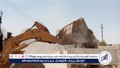 حملات مكبرة رفع المخلفات والقمامة بقرى مركز أبوتيج فى أسيوط 