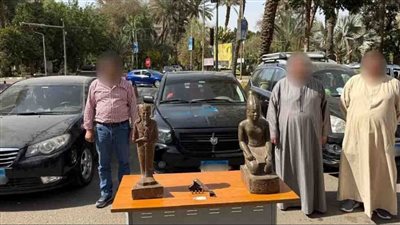 تماثيل فرعونية مزيفة تطيح بعصابة نصب في القاهرة