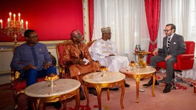 ملك المغرب يستقبل وزراء خارجية البلدان الثلاثة الأعضاء في تحالف دول الساحل