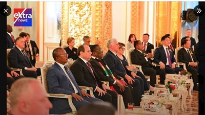 عاجل| الرئيس السيسي يشارك في حفل عشاء لبوتين على هامش احتفالات عيد النصر