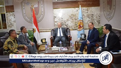 رئيس جامعة سوهاج يستقبل نائب سفير دولة اندونيسيا