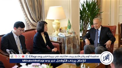 أبو الغيط يستقبل رئيسة الهيئة الوطنية للإذاعة والتليفزيون بالصين