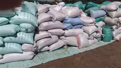 مباحث التموين بالمنوفية تضبط 50 طن قمح بمخزن حبوب غير مرخص بالباجور