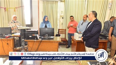 زيارة مفاجئة لمحافظ أسيوط بديوان عام المحافظة