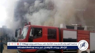حريق هائل في حظيرة دواجن بالمنيا يسفر عن نفوق 2000 دجاجة