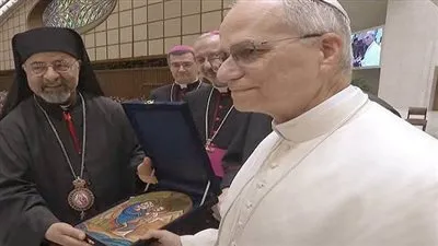 البابا لاون الرابع عشر يستقبل بطريرك الأقباط الكاثوليك وأعضاء السينودس المقدس وممثلي الكنائس الشرقية الكاثوليكية بمناسبة يوبيل الرجاء