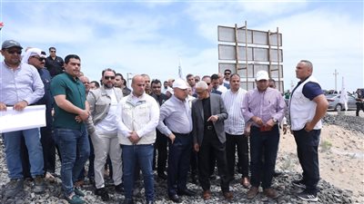 وزير النقل يتابع تنفيذ خط سكة حديد بئر العبد - العريش - جنوبا رأس النقب بطول 341 كم