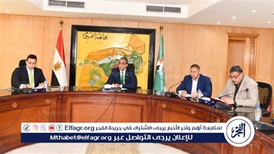 محافظ الفيوم يتابع معدلات تنفيذ مشروعات 