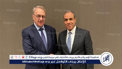 وزير الخارجية والهجرة يلتقي نائب وزير الخارجية الروسي