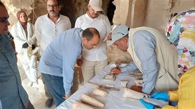 أمين عام الآثار يتفقد البعثات الأثرية العاملة في العساسيف ودراع أبوالنجا بالأقصر