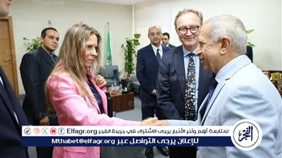 رئيس الأكاديمية العربية يستقبل سفير جمهورية لاتفيا في القاهرة بفرع العلمين