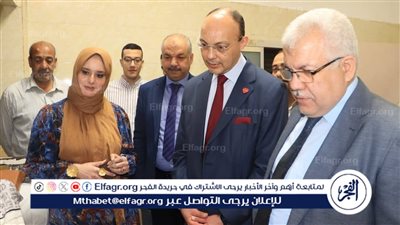 عميد طب المنوفية يتفقد مصابي حادث المصعد بالمستشفيات الجامعية