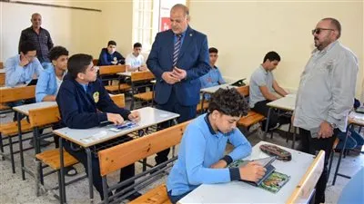 انتظام وهدوء أعمال امتحانات نهاية العام لصفوف النقل بإدارة شرق بورسعيد التعليمية