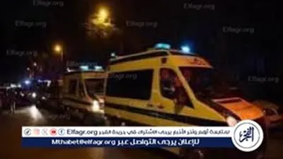 وفاة 4 أشخاص وإصابة 9  آخرين إثر انقلاب ميكروباص بالمنيا