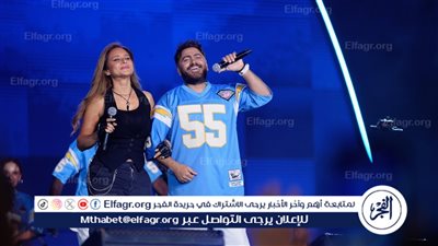 بطابع شعبي وحضور النجوم.. تامر حسني يتألق بحفله بالقاهرة