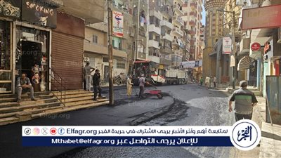 محافظ أسيوط يعلن عن استكمال أعمال الرصف بشارع زين الدين الشريف بحي غرب