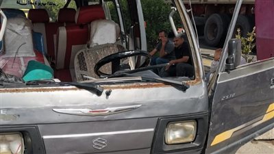 أصابة شخصين بإصابات مختلفة اثر انقلاب سيارة سوزكي على الطريق الاقليمي بالمنوفية