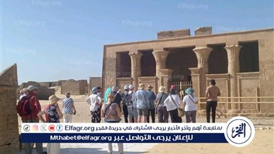 وفد سياحى ألماني يزور منطقتى بني حسن وتونا الجبل بالمنيا