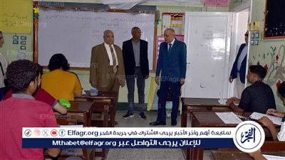 صور..محافظ الأقصر يتفقد لجان امتحانات الشهادة الإعدادية