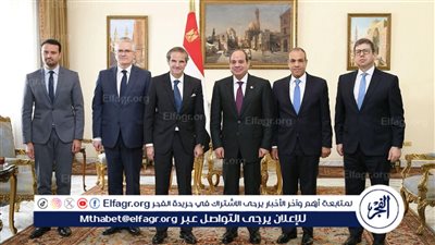 السيسي يبحث مع مدير الوكالة الدولية للطاقة الذرية التعاون في الاستخدامات السلمية للطاقة النووية ونزع السلاح بالشرق الأوسط