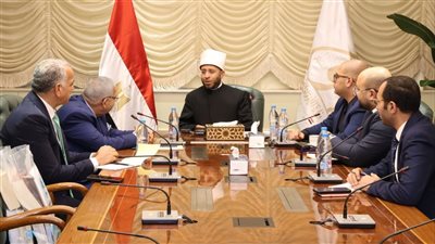 وزير الأوقاف يستقبل رئيس اتحاد الناشرين العرب بالعاصمة الإدارية