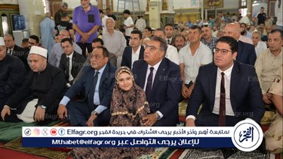 محافظ الدقهلية يؤدي صلاة عيد الأضحى المبارك بمسجد النصر بالمنصورة ويهنئ المواطنين 