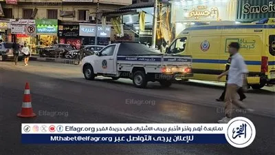 انتشار سيارات الإسعاف ورجال المرور بالشوارع في عيد الاضحي المبارك 