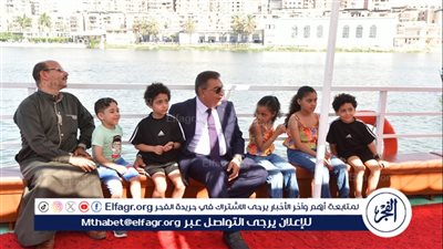 محافظ الدقهلية في جولة نيلية بالاتوبيس النهري بأول أيام تشغيله في عيد الأضحى