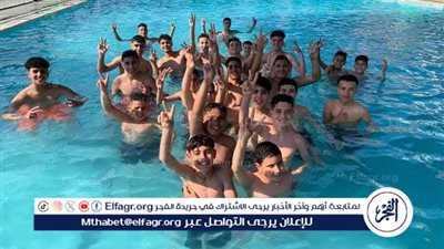 إقبال كثيف من النشء والشباب والمواطنين على حمامات السباحة بمراكز الشباب بالدقهلية في العيد