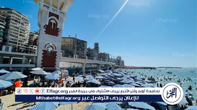 إشغال مرتفع وتدخلات حاسمة..جولات مكثفة على شواطئ الإسكندرية في ثاني أيام العيد