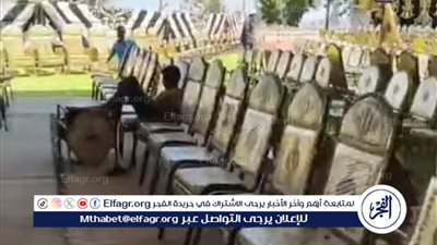 سرادق عزاء ضخم لشهيد الشهامة بطل حريق العاشر بمسقط رأسه بالدقهلية 