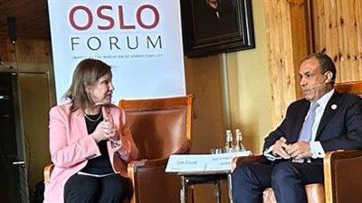 من منتدى أوسلو.. وزير الخارجية والهجرة يؤكد على أهمية الاعتراف بالدولة الفلسطينية 