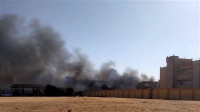 السيطرة على حريق بخيمة أمام كلية التربية الرياضية بجامعة السادات دون خسائر في الأرواح