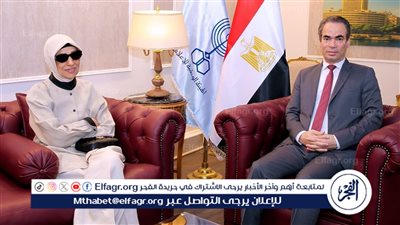 في أول زيارة لماسبيرو.. “المسلماني” يستقبل هدى نجيب محفوظ قبل افتتاح استديو نجيب محفوظ