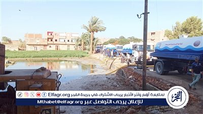 تدخل محافظ سوهاج ينقذ الموقف..انهيار الساتر الترابي يؤدى إلى غرق نجع الدير بسوهاج