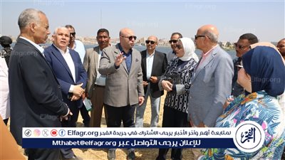 محافظ بنى سويف يتفقد الموقف التنفيذي لمشروع المرسى السياحى شرق النيل