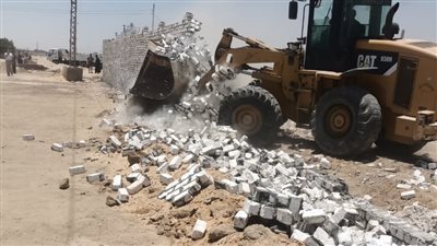 لا تهاون مع المتعدين.. إزالة 2133 تعديًا على أراضي الدولة ببني سويف