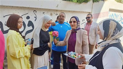 في لفتة إنسانية داعمة: تعليم الفيوم يستمر في رسم البهجة والسعادة على طلاب الثانوية العامة