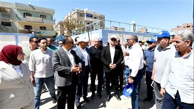 وزير الإسكان ومحافظ المنيا يتفقدان محطة معالجة صرف صحي برطباط بمركز مغاغة ضمن المبادرة الرئاسية 